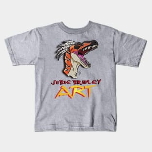 Jobie Bradley Art Retro Dino Fighter Player 1 Kids T-Shirt